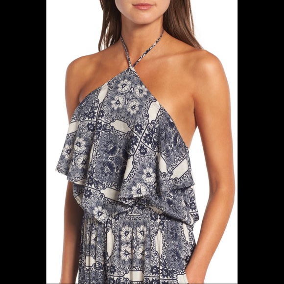 Halter Neck Culotte Jumpsuit by Mimi Chica - Picture 3 of 7